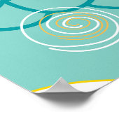 フルーツテクスチャ鮮やか、背景。 ポスター (角)