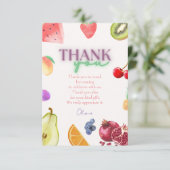 フルーツテーマ2歳 サンキューカード (スタンド正面)