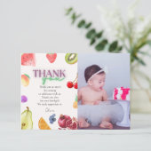 フルーツテーマ2歳 サンキューカード (スタンド正面)