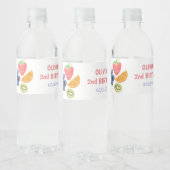 フルーツテーマ2歳 ペットボトルラベル (ボトル)