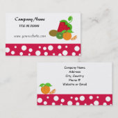 フルーツテーマ 名刺 (正面/裏面)