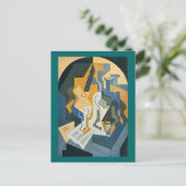 フルーツディッシュとマンドリンを使った静かな生活 ポストカード (スタンド正面)