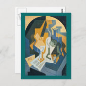 フルーツディッシュとマンドリンを使った静かな生活 ポストカード (正面/裏面)