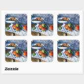 フルーツディッシュを使った静物体験 スクエアシール (シート)