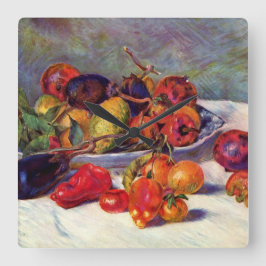 フルーツデュミディ スクエア壁時計