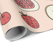 フルーツハンド描き ラッピングペーパー (ロールコーナー)