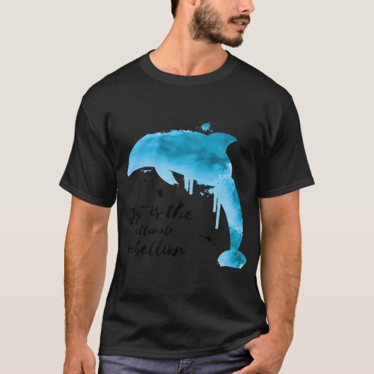 フルーツハート抽象芸術 Tシャツ (正面)