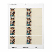 フルーツバイアルフォンスミュシャ1897 ラベル (フルシート)