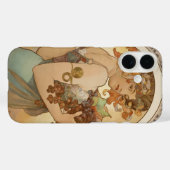 フルーツバイアルフォンスミュシャ、ヴィンテージアールヌーボー Case-Mate iPhoneケース (裏面 (横))