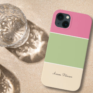 フルーツバスケットカラースクリプト水平サーフェス iPhone 13ケース