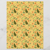 フルーツバスケットパターンコレクション – アボカド (裏面)