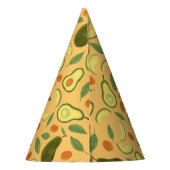 フルーツバスケットパターンコレクション – アボカド パーティーハット (裏面)