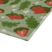 フルーツバスケットパターンコレクション – イチゴ カッティングボード (角)