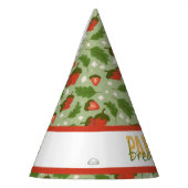 フルーツバスケットパターンコレクション – イチゴ パーティーハット (左)