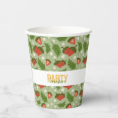 フルーツバスケットパターンコレクション – イチゴ 紙コップ (正面)