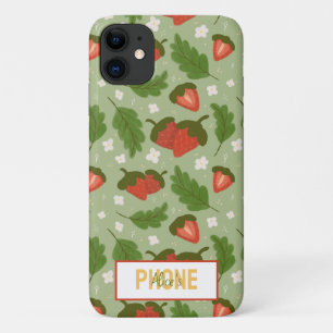 フルーツバスケットパターンコレクション – イチゴ iPhone 11 ケース
