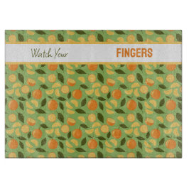 フルーツバスケットパターンコレクション – オレンジ カッティングボード