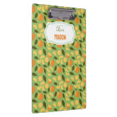 フルーツバスケットパターンコレクション – オレンジ クリップボード (右)