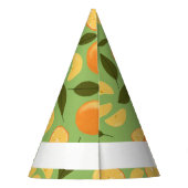 フルーツバスケットパターンコレクション – オレンジ パーティーハット (裏面)