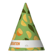 フルーツバスケットパターンコレクション – オレンジ パーティーハット (右)