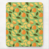 フルーツバスケットパターンコレクション – オレンジ マウスパッド (正面)