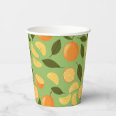フルーツバスケットパターンコレクション – オレンジ 紙コップ (裏面)