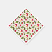 フルーツバスケットパターンコレクション – スイカ スタンダードカクテルナプキン (角)