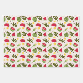 フルーツバスケットパターンコレクション – スイカ ラッピングペーパーシート