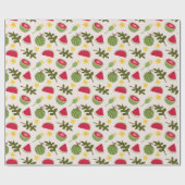 フルーツバスケットパターンコレクション – スイカ ラッピングペーパー (フラット)