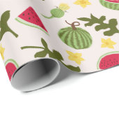 フルーツバスケットパターンコレクション – スイカ ラッピングペーパー (ロールコーナー)