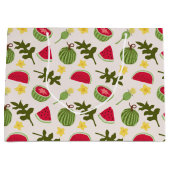 フルーツバスケットパターンコレクション – スイカ ラージペーパーバッグ (正面)