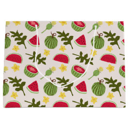 フルーツバスケットパターンコレクション – スイカ ラージペーパーバッグ