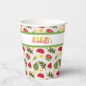 フルーツバスケットパターンコレクション – スイカ 紙コップ (正面)