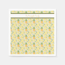 フルーツバスケットパターンコレクション – パイナップル スタンダードカクテルナプキン