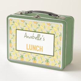 フルーツバスケットパターンコレクション – パイナップル メタルランチボックス