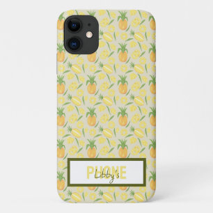 フルーツバスケットパターンコレクション – パイナップル iPhone 11 ケース
