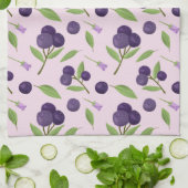 フルーツバスケットパターンコレクション – ブルーベリー キッチンタオル (折り畳み)