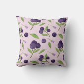 フルーツバスケットパターンコレクション – ブルーベリー クッション (正面)