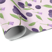 フルーツバスケットパターンコレクション – ブルーベリー ラッピングペーパー (ロールコーナー)