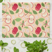 フルーツバスケットパターンコレクション – リンゴ キッチンタオル (折り畳み)