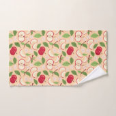 フルーツバスケットパターンコレクション – リンゴ バスタオルセット (ハンドタオル)