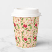 フルーツバスケットパターンコレクション – リンゴ 紙コップ (裏面)