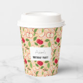 フルーツバスケットパターンコレクション – リンゴ 紙コップ (正面)