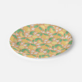 フルーツバスケットパターンコレクション – レモン ペーパープレート (アングル)