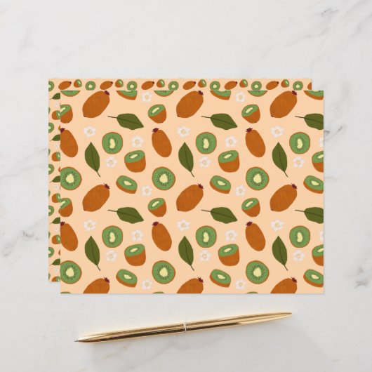 フルーツバスケットパターンコレクション – Kiwi (正面/裏面インサイチュ)