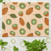 フルーツバスケットパターンコレクション – Kiwi キッチンタオル (折り畳み)