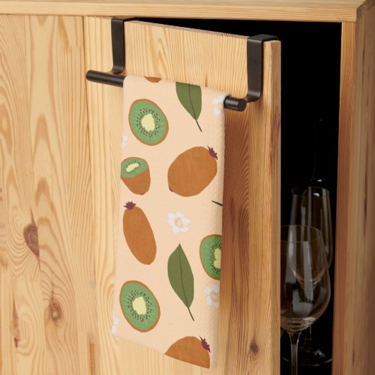 フルーツバスケットパターンコレクション – Kiwi キッチンタオル (三つ折り)