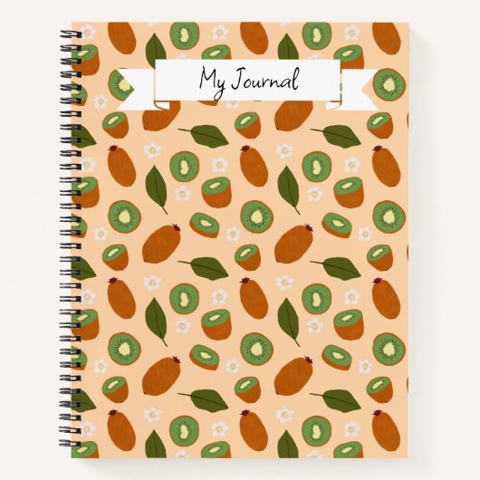 フルーツバスケットパターンコレクション – Kiwi ノートブック (正面)