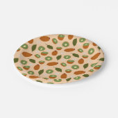 フルーツバスケットパターンコレクション – Kiwi ペーパープレート (アングル)