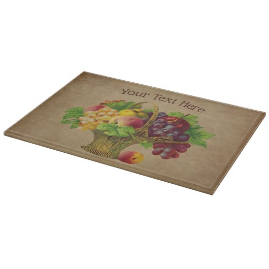 フルーツバスケットヴィンテージアパーソナライズされたート   カッティングボード (角)